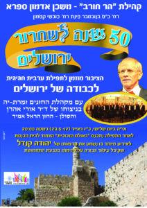 +הר חורב -יום ירושלים תשע''ז